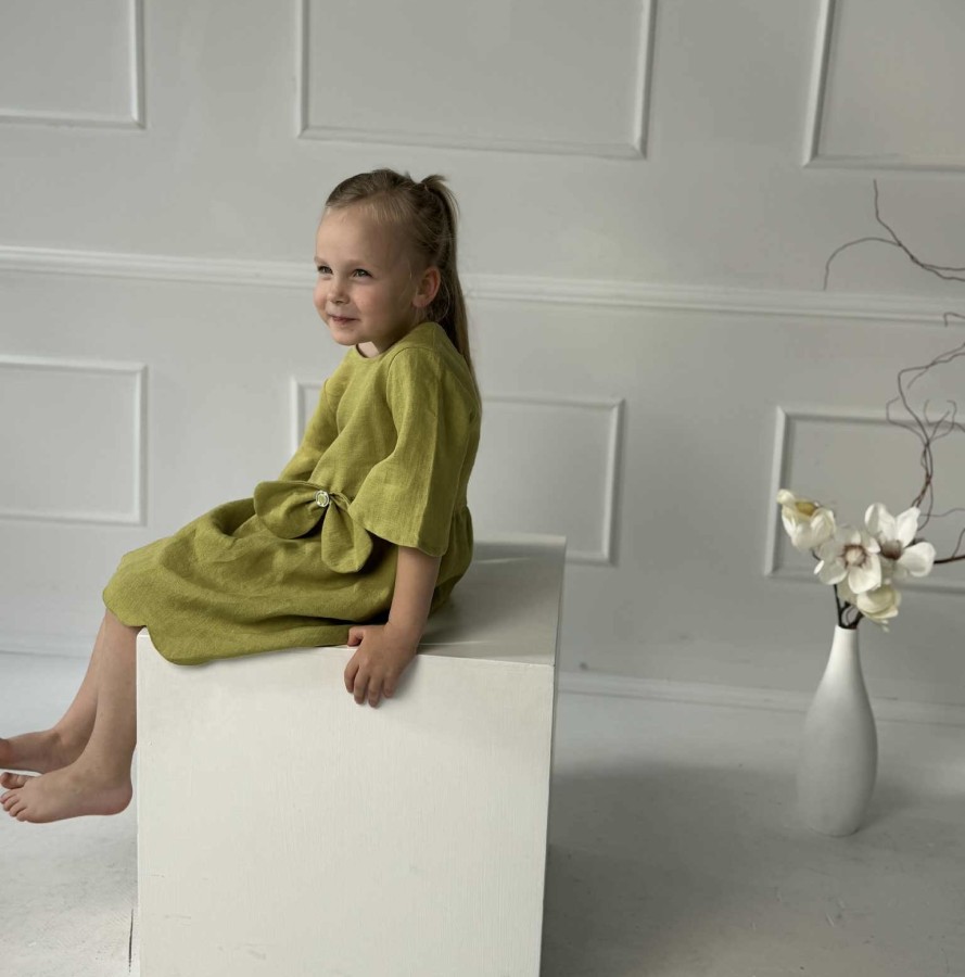 Lininė suknelė Eglė
